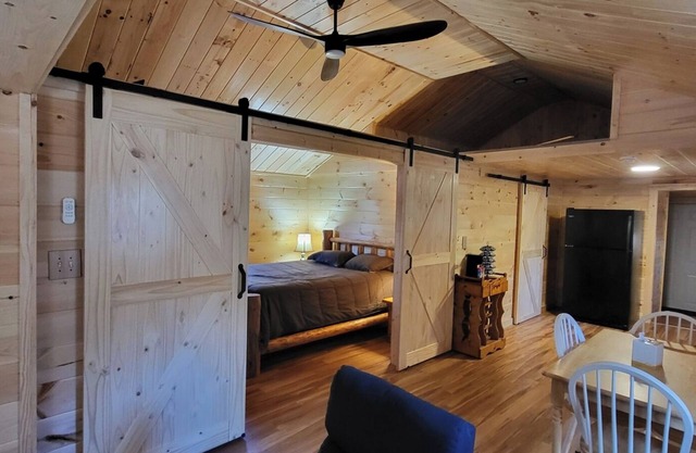 Charming 3-bedroom cabin with WiFi, AC in Promised Land State Park