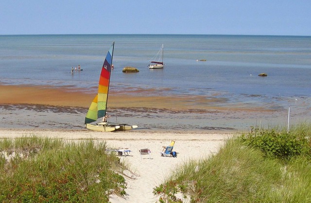 Charming Strandhaus mit Privatstrand am Cape Cod Bay