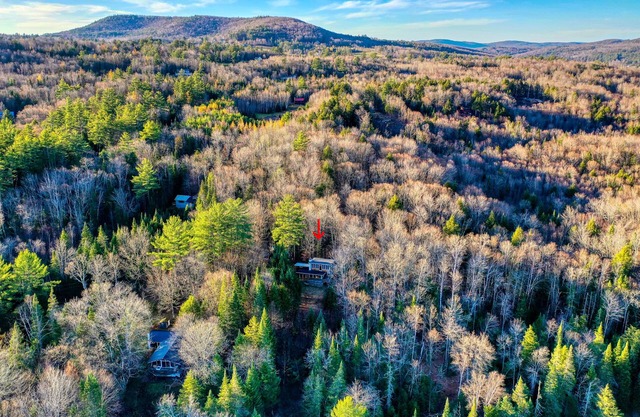 Encantadora cabaña escondida con vistas a la montaña, cerca de Cannon Mountain.