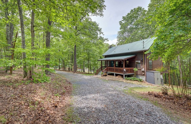 Charming cabin with 3 bedrooms and hot tub in Blue Ridge