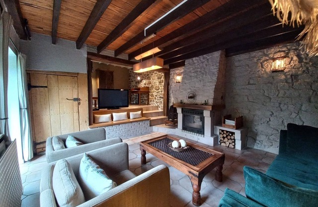 Ferienhaus auf einem Bauernhof mit Aussicht