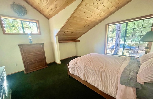 Charming craftsman cabin in the woods, rustic and remote, pet friendly.
