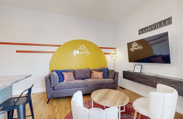 Charming dog-friendly home with rooftop deck, central AC, game room & W/D