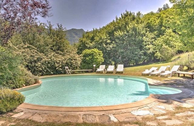 Ferienhaus in San Godenzo mit Garten