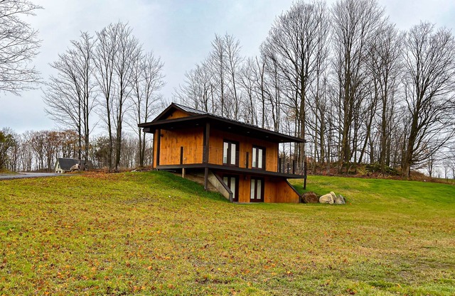 Charming getaway for two with fast WiFi, full kitchen, deck, & shared firepit