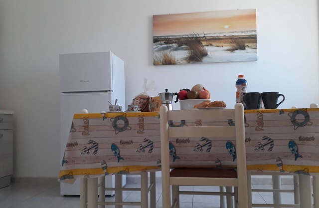 Ferienhaus mit zwei Balkonen für sechs Personen und in der Nähe des Meeres von San Foca