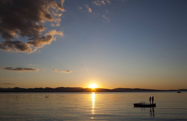 Charmantes Haus in Charlotte, Vermont Blick auf Lake Champlain