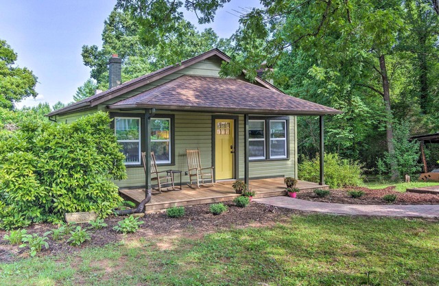 NEW! Charming Morganton Hideaway w/ Porch + Deck!