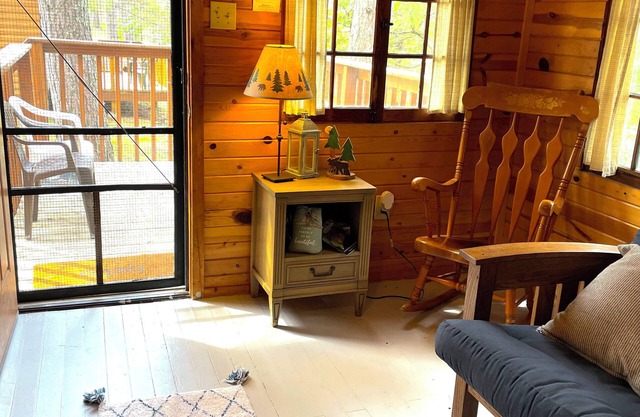 Charming resort with new beds and great swimming beach Wirt Mn