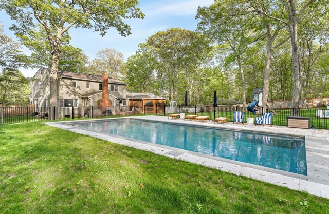 Charming Shelter Island Retreat with Private Pool, Expansive Yard, Near.