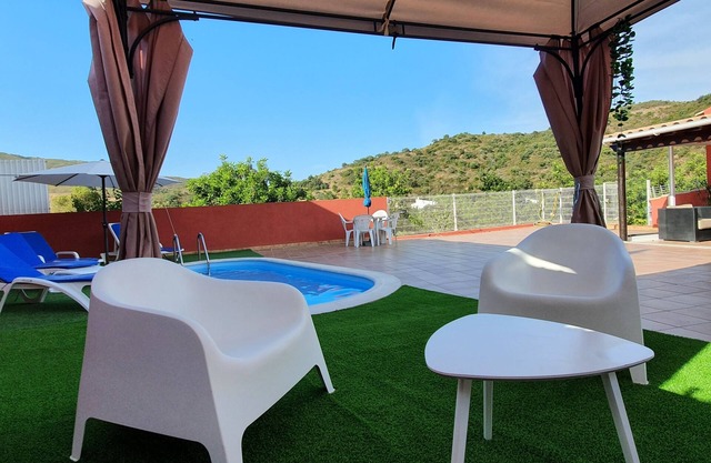 Charming villa with a private pool and gardens, nestled in a beautiful valley.