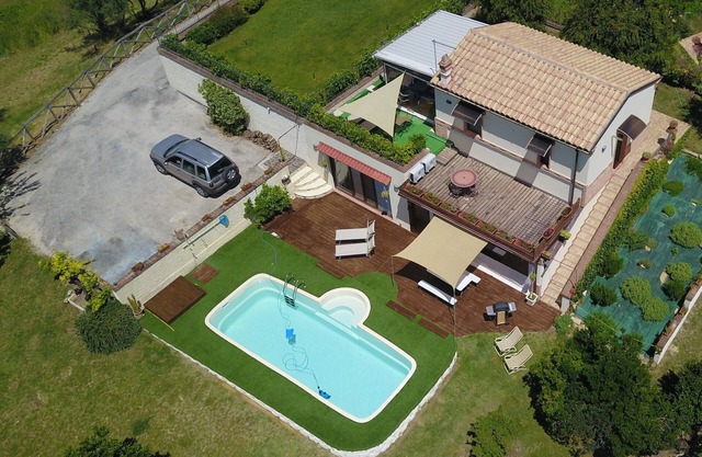 Charmante Villa Sole mit privatem Pool und Ofuro Spa in der Region Marken Italien