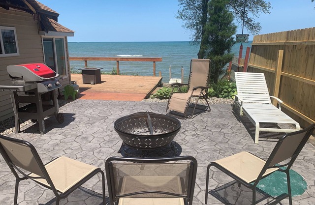 Check out the incredible view of Lake Huron!