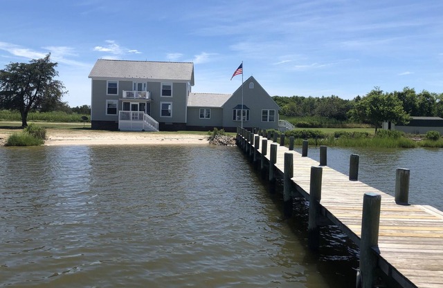 Chesapeake Bay Familie Rückzug - Krabben, Fische, schwimmen, und Boot. Naturliebhaber Traum