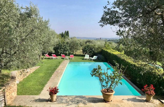 Altipertoli - Luxusvilla im Chianti, 5 Zimmer, Swimmingpool, Nebengebäude, 360 ° Ansicht