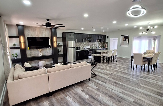 Chic 2BR/2BA Retreat: Modern Comfort & Style, Near the Beach