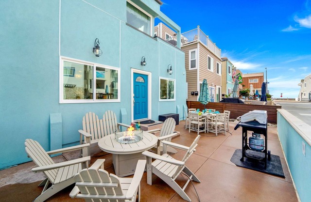 Chic 2BR Retreat - Steps to Beach, Exclusive Patio, Garage Parking