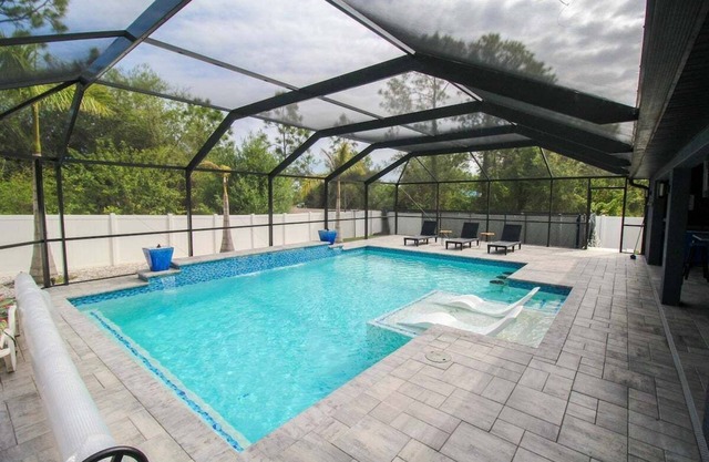Chic 3 BR Private Pool Home in Lehigh Acres
