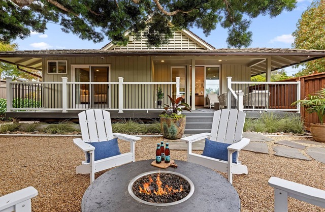 Chic Coastal Home with Great Outdoor Area, Hot Tub & Walking Distance to Beach!