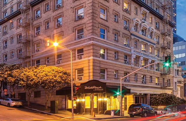 Chic hotel with WiFi, fitness room in marvelous San Francisco