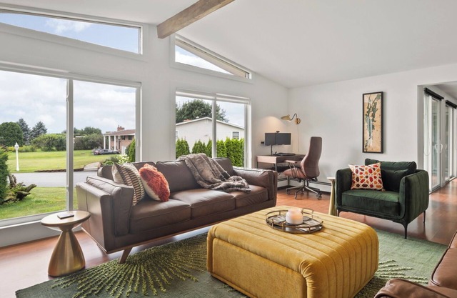 Chic Mid-Century Modern Retreat: Steps from Beach & Bike Path