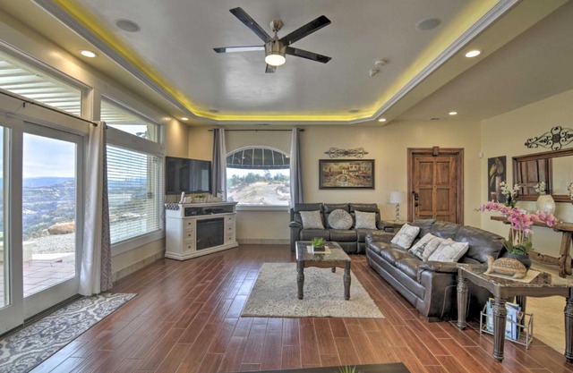 Chic Paradise Home with Terrace 13 Mi to Wineries!