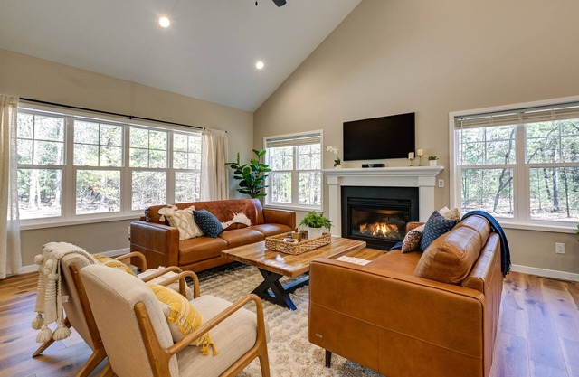 Chic Wisconsin Retreat w/ Deck, Grill & Fire Pit!