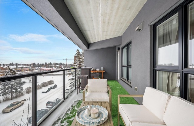 City Comforts & XL Balcony | 2BR, AC, Parking