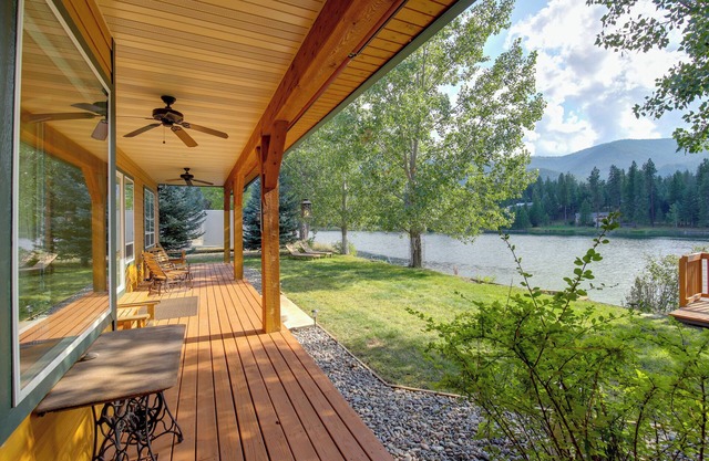 Clark Fork Riverfront Home w/ Dock!