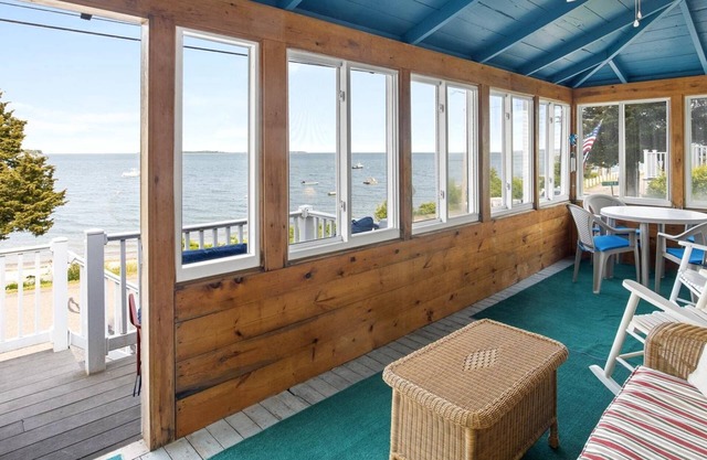 Classic Beachfront Getaway in Kingston with Ocean Views and Private Beach Access