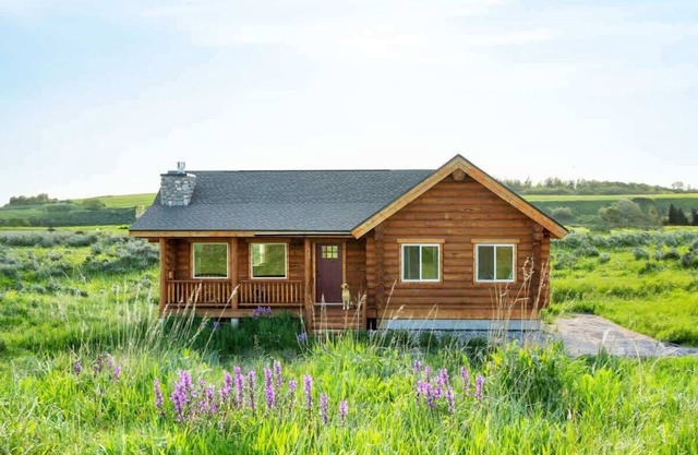 Basecamp Stays: Log Cabin, Teton Views, & Pets OK