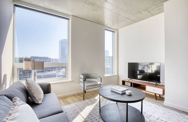 Classic South Lake Union 1BR w/ W/D & Roof, nr Lake Union, by Blueground