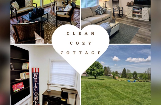 Clean Cozy Cottage 2BR W/ screened in porch, Summit Bechtel & New River Gorge NP