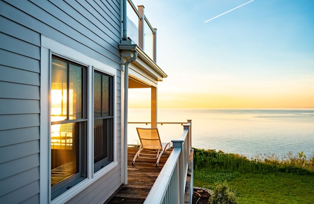 Cliff Side Haus direkt an der Cape Cod Bay mit eigenem Strand