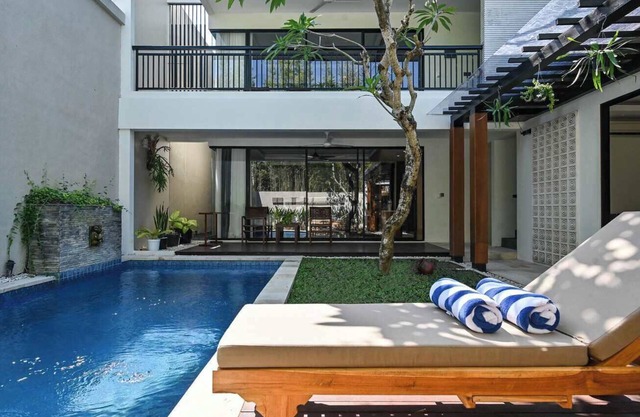 Closed Living Room Villa The Cabana in Seminyak
