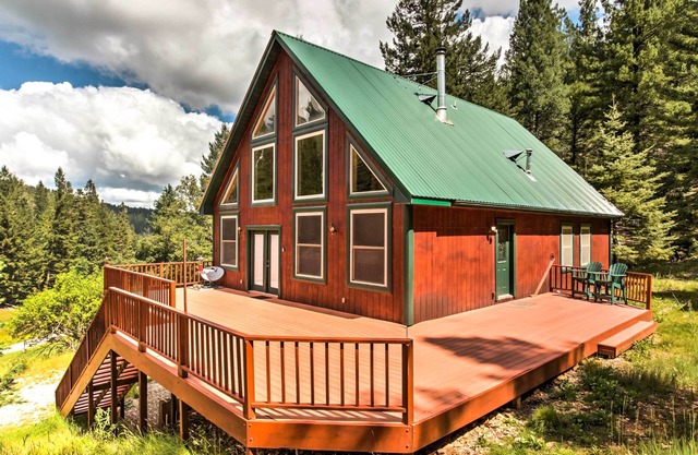 Rustikale Cloudcroft-Kabine auf 10 Hektar mit Grill & Deck
