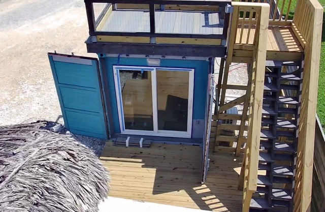 Coastal Caboose beach container home
