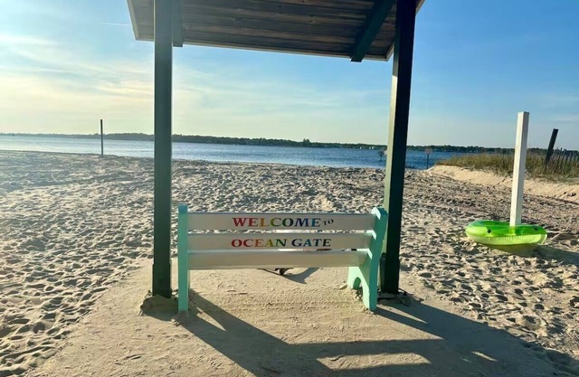 Coastal Getaway in Ocean Gate- 2 Min Walk to Beach & Boardwalk with Water Views!