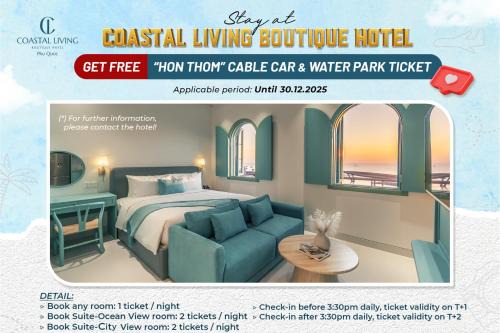 Coastal Living Hotel Phu Quoc - Free Ticket Cable Car & Hon Thom Water Park
