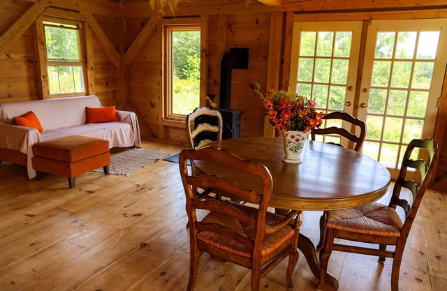 Coastal Maine Nature Retreat Cabin on Flower Farm
