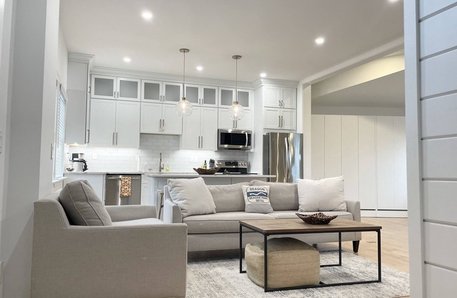 Coastal Modern Seaside Park Beach House- 0.2 mile from Beach & Boardwalk.