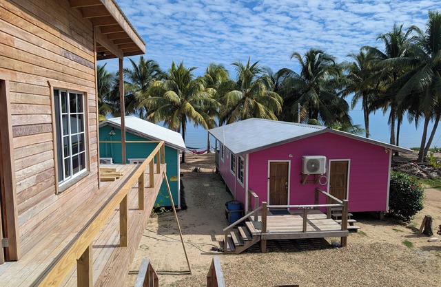 Cobia Beach Guest House on the Beach in the middle of Hopkins Village Belize