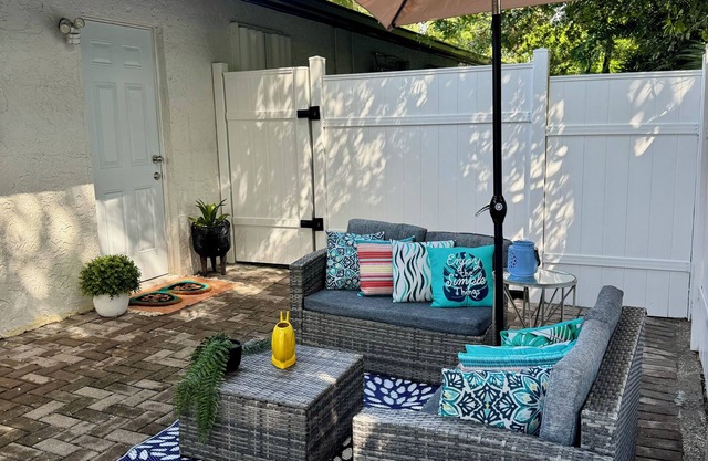 Coconut River Escape: Your 1-Bedroom Retreat Steps from Dining & Near the Beach!