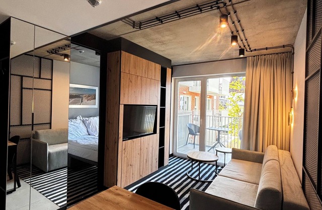 Colberg Podczele Pink&Blue 1-bedroom apartment with swimming pools,saunas,gym