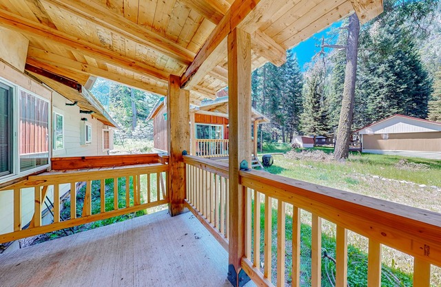 Comfortable Cabin with outdoor kitchen and mountain views
