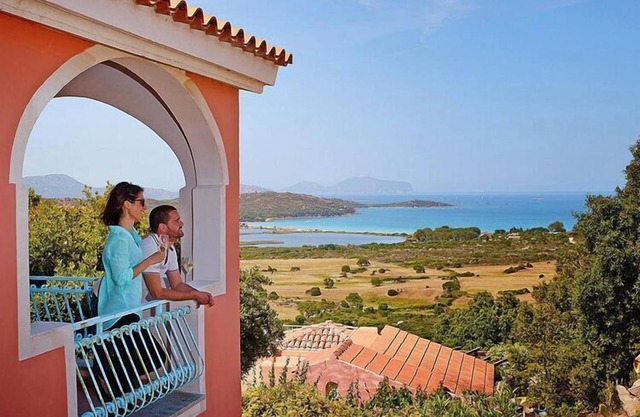 Ferienwohnung mit Meerblick in der Ferienresidence Lu Nibareddu in Loiri