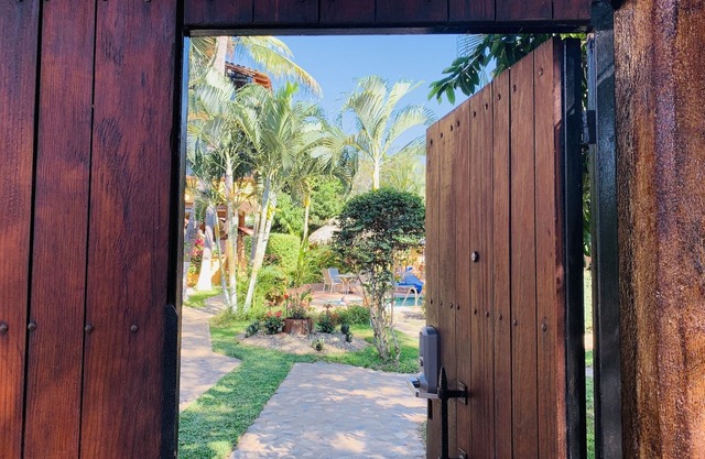 Comfy Studio Apartment, chlorfreier Pool, 1 Minute vom Strand Zicatela entfernt