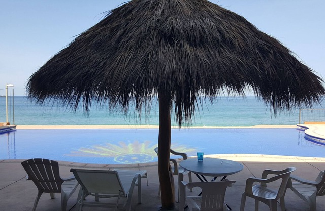 Eigentumswohnung auf dem Strand in Barra Navida Mexiko auf der Stadt von Barra Navida.
