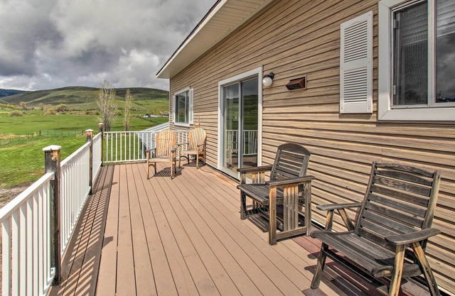 NEU! Wohnung w / Balkon, Feuerstelle - 6 Mi zum Bear Lake