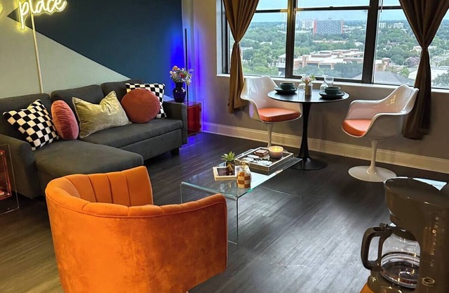 Condo with high rise views